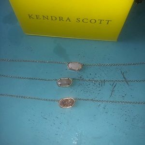 3 Kendra Scott necklaces